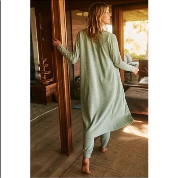 Free People Light Gray Cardigan Sweater - Picture 5 of 10